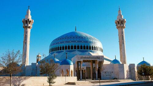 The King Abdullah I Mosque, Amman, Jordan