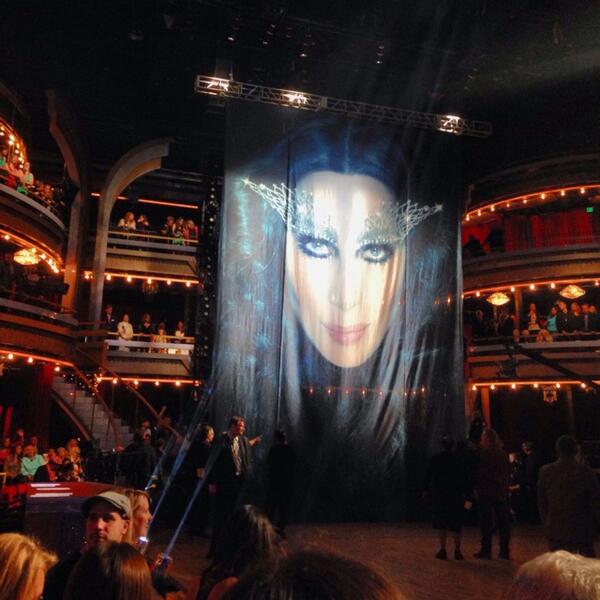 usweekly's tweet photo. Are you guys ready for #CherNight on #DWTS?! Such huge excitement in he ballroom for @cher! Here's a sneak peek: http://t.co/3Sb0ocR0WT