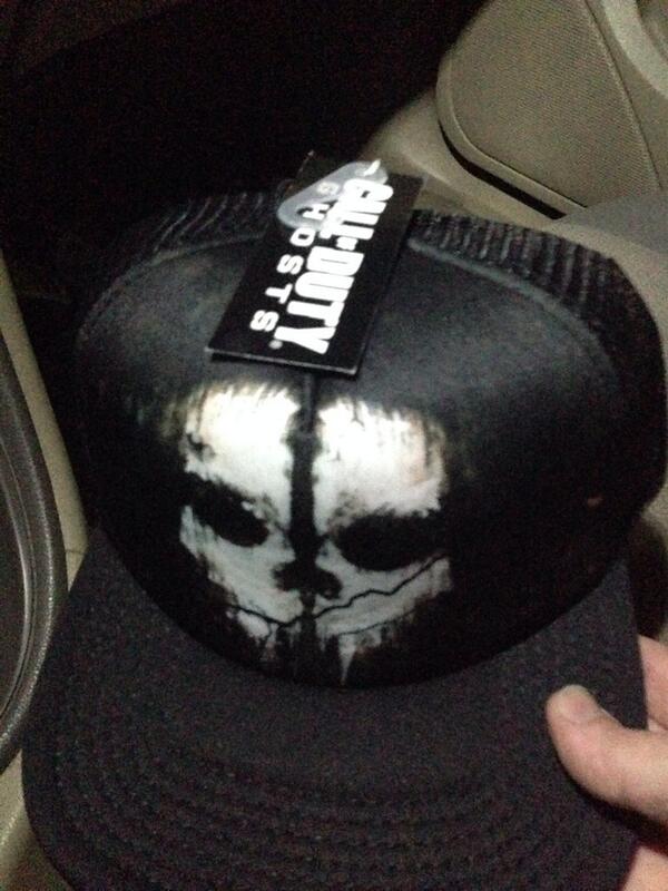 Call of duty ghost hat giveaway!!! 100 retweets I'll pick a winner!!