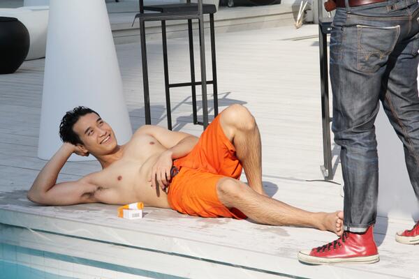 Take a sneak-peek behind Men's Health Magazine Thailand photo shoot at Ocean Bangkok.. #oceanbangkok