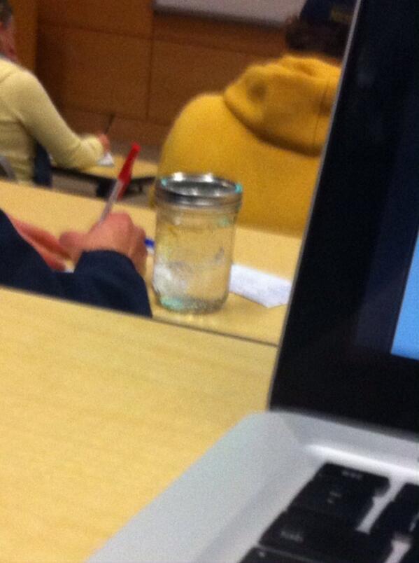 aVicki's tweet photo. So this happened in class yesterday... http://t.co/qtYFoYiGyL