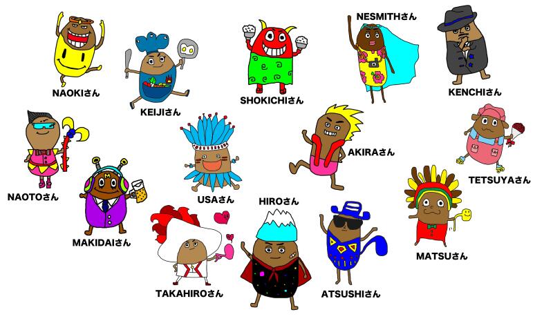 Takumi Ldh専用 E Girlsのayaちゃんがexileのメンバーをイメージして書いたキャラクター Http T Co 3twvdgogsl Twitter