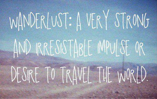 oneworld365's tweet photo. Wanderlust: A very strong and irresistible desire to travel the world http://t.co/2te0Hm0Hce