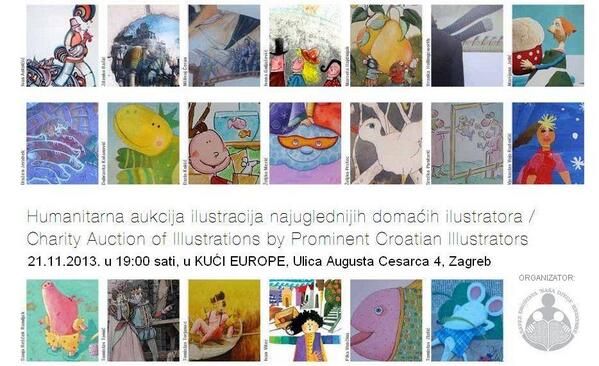 Pozivamo Vas na humanitarnu aukciju ilustracija!