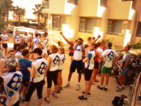 #SO2013 Les athlètes sont prêts pour la rando VTT @FDJ #espritbleu