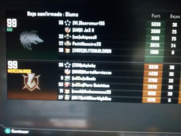 Marte_Rap4Live's tweet image. El épico empate a 99 en baja confirmada gracias a la final y única doble baja que me hice en esa partida #CoDXbox