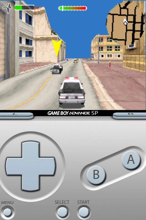 GBA4iOSroms's tweet image. Rom of the day: Driv3r the only 3d gba game