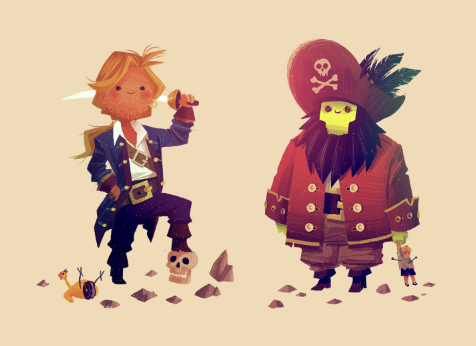 ollymoss's tweet photo. Got more requests to draw these two little game dudes than any others. You lot have good taste. http://t.co/CwF9Xjoqng