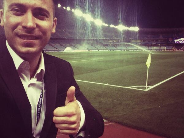 alexdeltorolive's tweet image. Todo preparado en el UEFA Champions Club. Hoy es el día. Gora @RealSociedad!!!!