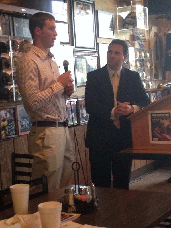 NFF_JTC's tweet photo. Next up: Indiana scholar athlete of the year @rye_bread24 #CommunityMakers http://t.co/rNVPtuev68