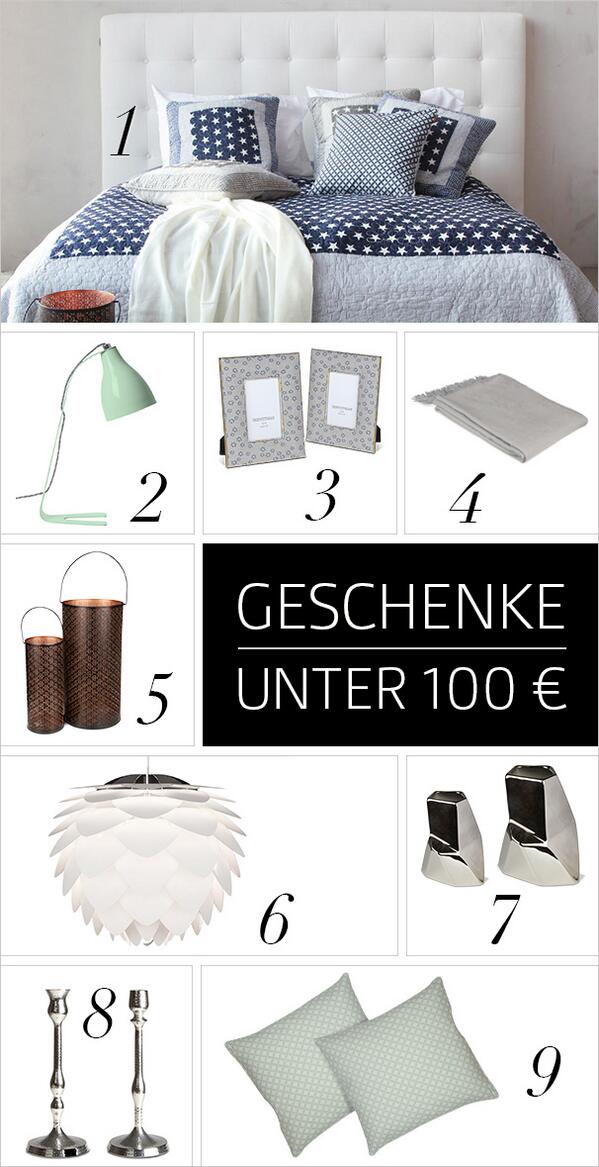 #Weihnachten kommt schneller, als man denkt! Wohnliche #Geschenkideen für unter 100 €: bit.ly/HEfXaI