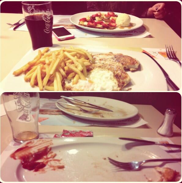 daaphnee94's tweet photo. Me han dicho que no teníamos hambre después de la academia de mates no? @pati_santamaria http://t.co/tedXHQ2TZL