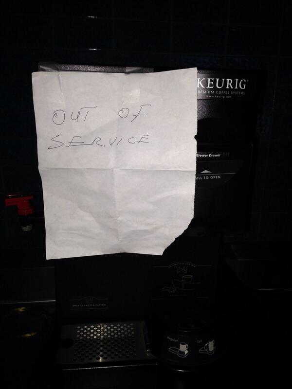 KellyAbbate4's tweet image. Journalist's worst nightmare at 8 a.m. #nocoffee #journalistproblems #humanproblems