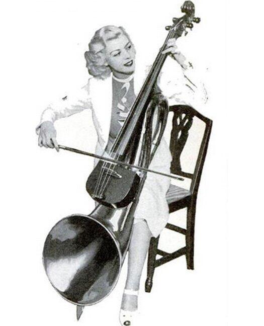 ClassicFM's tweet photo. The 'cello horn' makes this list of wacky instruments: http://t.co/SZ0aEXvr7C  http://t.co/NN0EmYnPZa