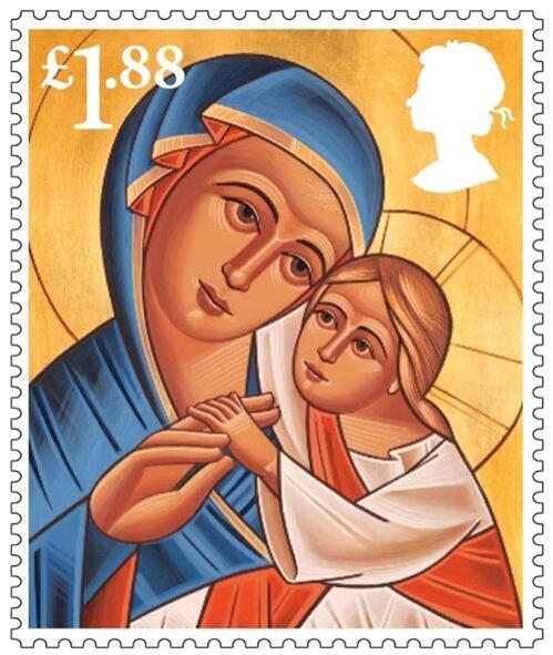 BishopAngaelos's tweet photo. Young #Coptic artist Fadi Mikhail's beautiful #UK #ChristmasStamp. Very proud! PLEASE SHARE/CIRCULATE @UKCopticIcons http://t.co/ZyD7nKb2Fp