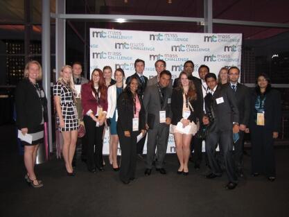 <a href="/SAP_PDC/">Student Ambassadors</a> Ambassadors at MassChallenge Awards October 30, during Tour of Startup Communities <a href="/PondDeshpande/">Pond-Deshpande Centre</a>.
