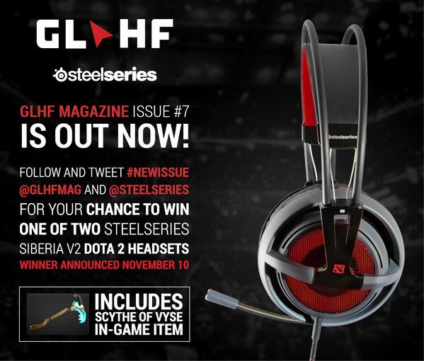 We are giving away 2 limited edition Dota 2 headsets, courtesy of our friends <a href="/SteelSeries/">SteelSeries</a> ! Check it out: