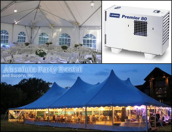AbsoluteParty21's tweet image. Absolute Party Rental can add sidewalls/tent heaters to your tent to keep your guests comfortable all night long.