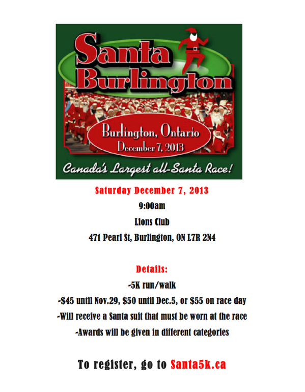 getMOBfit's tweet photo. Sign up for the Burlington Santa 5K run on Dec. 7th!
I know our Mobbers will wear their Santa suits well!
santa5k.ca http://t.co/LEHoyLGcDJ