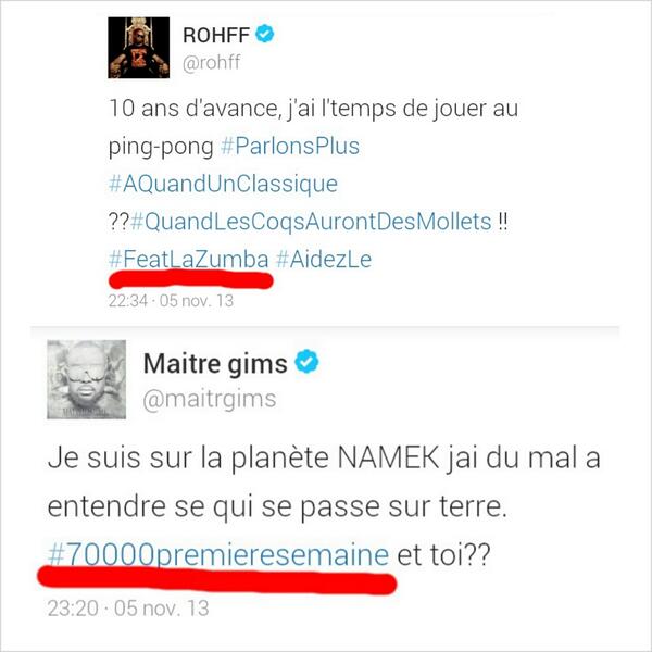 KillerFromParis's tweet photo. ceux qui comprennent pas l'embrouille Gims/Rohff y'a juste eu ça ce soir http://t.co/Ctzd2BC2Ci