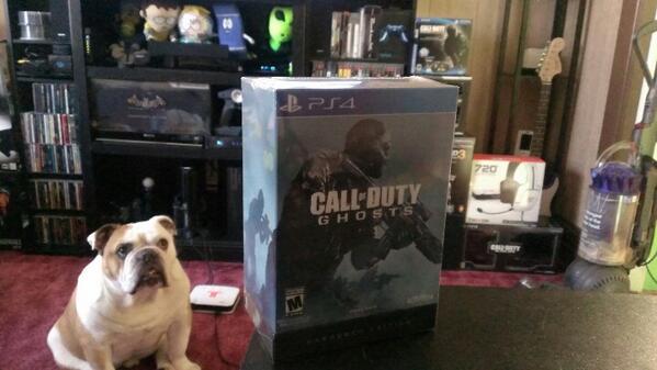 brettmojo's tweet image. Joba is ready... 9 days... #itscallofdutytime #ps4 #cod #ghosts #codghosts