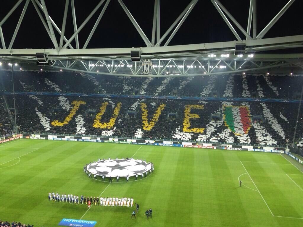  Juventus  awesome Tifo  pre Real Madrid match Football 