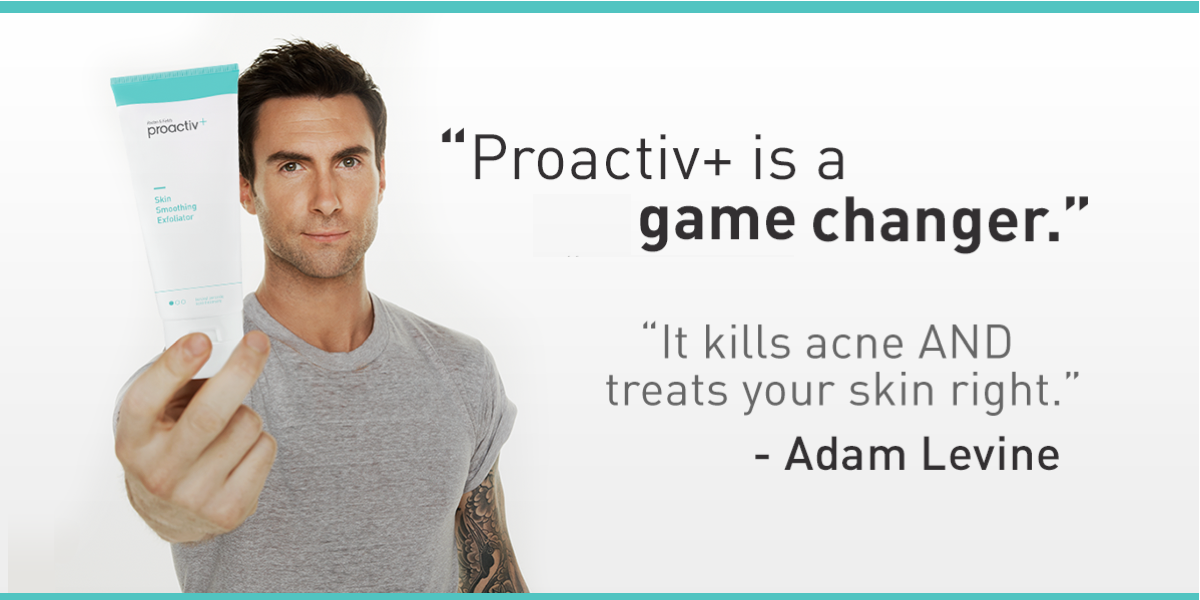 proactiv on twitter adam levine says new proactiv is a game