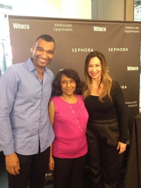 Deborah with her mother-in-law and husband, Jude #wickednails