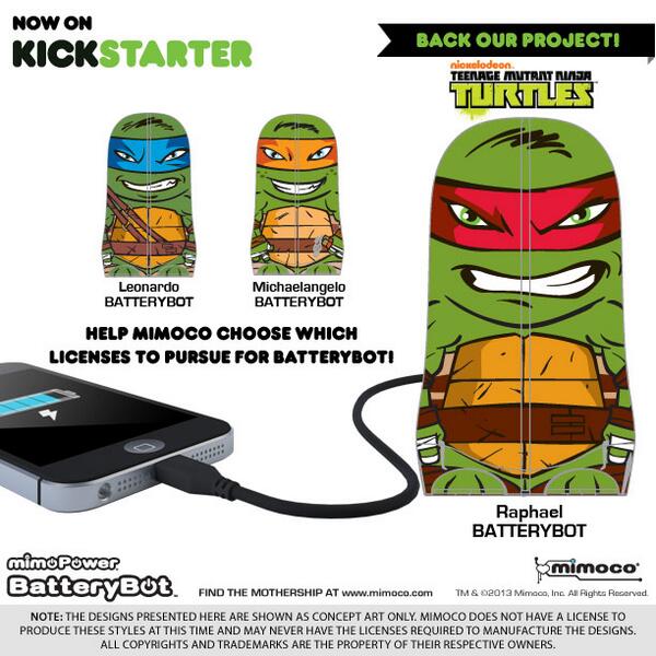 mimobot's tweet photo. Check out the first of our teaser concept art for when #BatteryBot is funded! http://t.co/DoEqXXKRD0 #TMNT http://t.co/Iu1AQ5FSnr