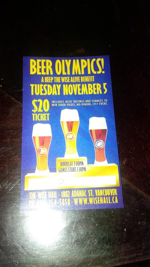 biminibeerclub's tweet photo. On the list to compete! #beerolympics @Parallel49Beer @howesoundbeer @RedTruckBeer @driftwoodbeer @millstbrew http://t.co/DrfpBQZ9xo