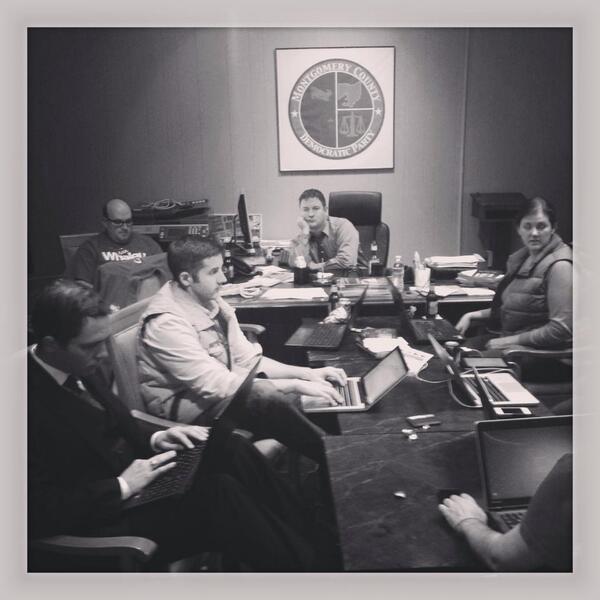 jeridkurtz's tweet photo. Election Night War Room in Dayton for @nanwhaley - #ODPStrong http://t.co/4ambdBPcCo