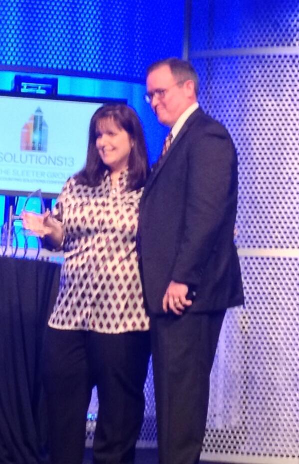 SLByrneCPA's tweet image. Congrats @JenKatrulyaCPA One of the most powerful women in accounting!! #solutions13