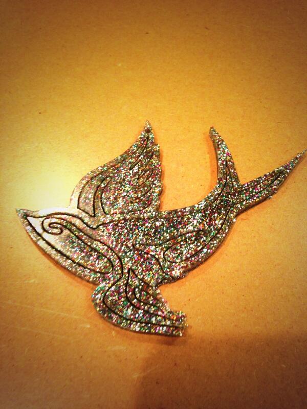 melissapierce's tweet image. Broken winged starling at the library. We made it with LASERS! (Said in the voice of Dr. Evillll) #cwdevs