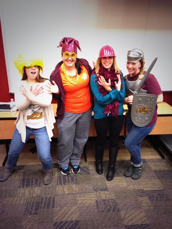 AUSpiritWeek's tweet image. Just some winners from our spirit week bingo!