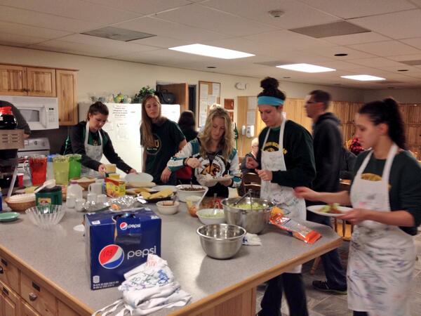 NCAA Division II (@ncaadii) on Twitter photo Hung out w/ <a href="/NMU_Wildcats/">NMU Athletics</a> SAAC cooking taco dinner at the Beacon House B4 their big VB game 2nite #DifferenceMakers Hung out w/ <a href="/NMU_Wildcats/">NMU Athletics</a> SAAC cooking taco dinner at the Beacon House B4 their big VB game 2nite #DifferenceMakers