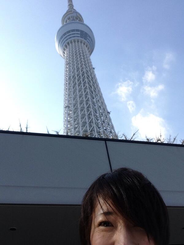 ao_yu's tweet photo. スカイツリーなう〜♪ http://t.co/6lBXdFaNh0