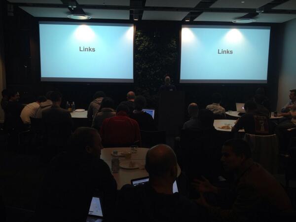 Docker's tweet photo. . @crosbymichael on @docker links #dockerworkshop http://t.co/s8bDPcoQLp