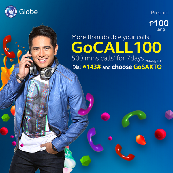 enjoyGLOBE's tweet photo. Globe gives u the gift of connecting w/ ur loved ones this season w/ Globe Prepaid #GoCALL100! http://t.co/AtLqziHAEY http://t.co/FW0eBvBeSp