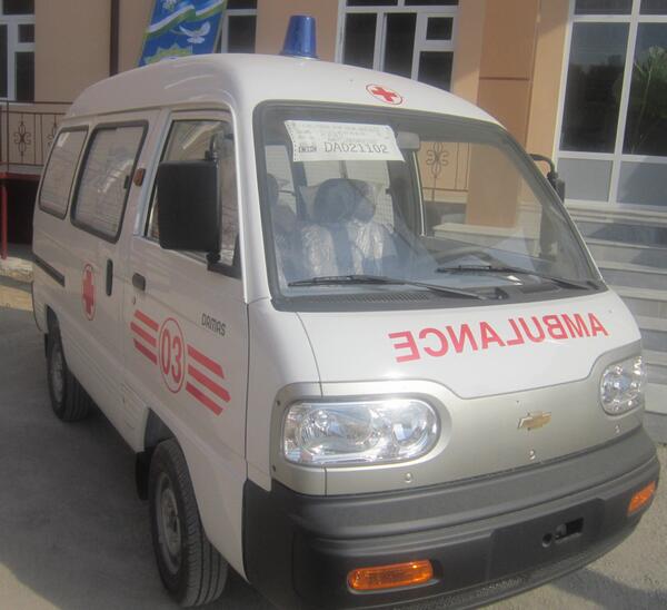 <a href="/GulnaraKarimova/">Gulnara</a> Андижанский онкодиспансер получил Дамас Ambulance от Ассоциации вручен.на ГалаУжине 2013г.
