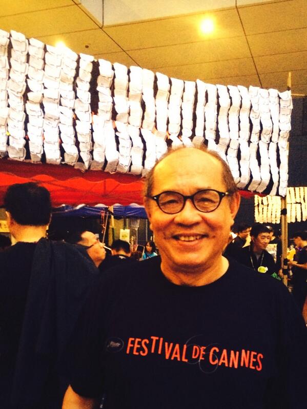 VivienneChow's tweet photo. #HK showbiz veteran John Shum: "this govt is gd at pissing people off!" #TVprotest @SCMP_News #culture http://t.co/laWfRts722