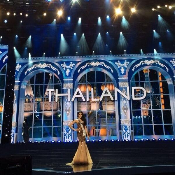Miss Thailand @chalita_ywm at the semi-final of #missuniverse #missthailand #missuniverse2013 instagram.com/p/gXrgtLAw2N/