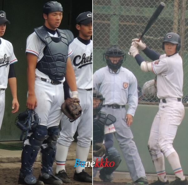 Haluhi 愛知高校野球 中学野球 No Twitter 中京大中京 福田将 捕手 ２年 幡豆中 185cm86kgの恵まれた体格を生かした打撃はパワフルで 逆方向にも強い打球を放てる 先日の練習試合では５打数４安打でヒット４本全てが長打の固め打ちで調子を上げてきている 岡崎葵