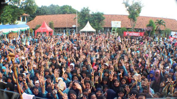 solfaevent2013's tweet photo. rame banget, seru! http://t.co/gO1Uo926Z2