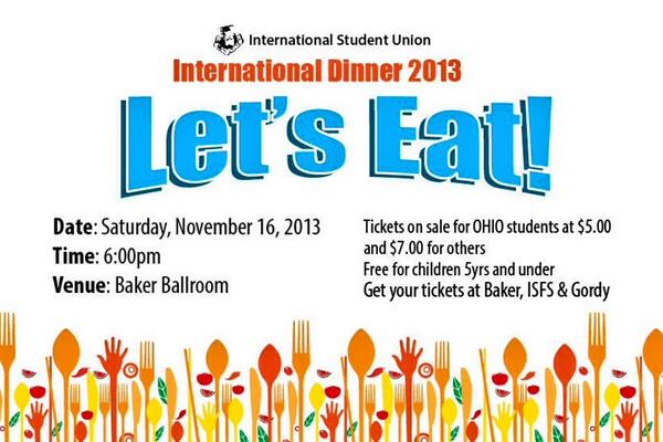 LSU_OU's tweet image. Annual International Dinner Nov 16 🍝🍛🍱🍣🍳🍢🍲🍜🍚🍧🍰🍔🍴