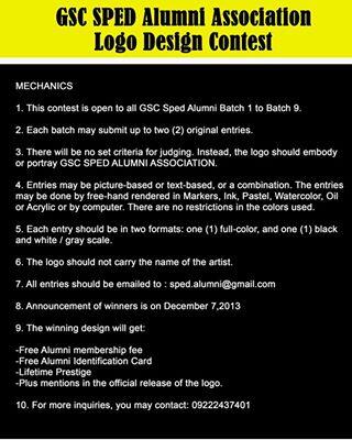Gsc Sped Alumni En Twitter Gsc Sped Alumni Association Logo Contest Join Now And Leave Your Mark Http T Co 5pso7e3s29 Gsc Sped Alumni En Twitter Gsc Sped Alumni Association Logo Contest Join Now And Leave Your Mark Http T Co 5pso7e3s29