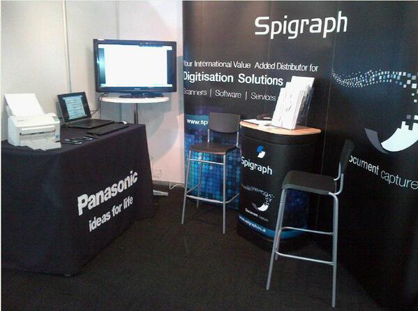 Spigraph_UK's tweet photo. Come visit us today @ The Finance Professional Show held at Olympia - Any questions we are here to answer them ! http://t.co/GjwHJi85Zy
