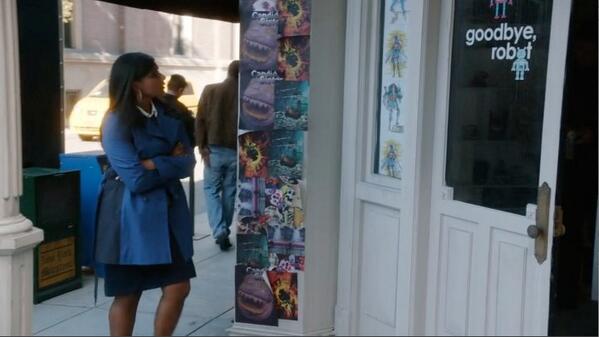 GoodbyeRobot's tweet photo. Hey @mindykaling, thanks for the unintentional shout out in last nights episode :) http://t.co/c277TbzG2P