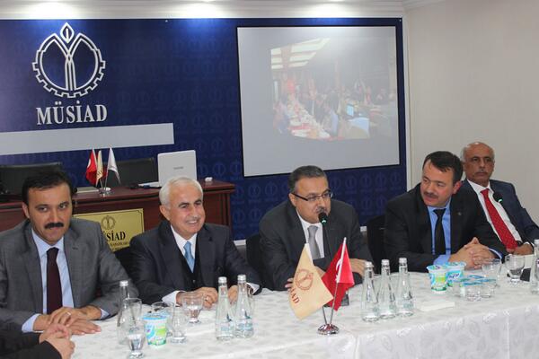 MÜSİAD’ın aylık geleneksel toplantısı dursunalisahin.com/newsin.php?id=4