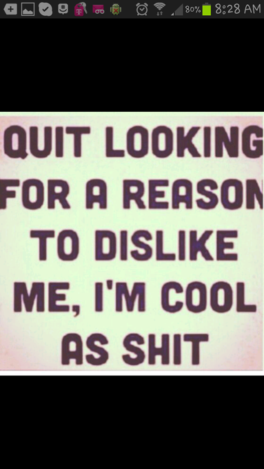 Cool as Shit! http://t.co/Zg6QCLG2Fl<a href="/tag/happysaturday"class="tags"><span>#happysaturday</span></a><a href="/tag/mydayoff"class="tags"><span>#mydayoff</span></a><a href="/tag/bagofsunshine"class="tags"><span>#bagofsunshine</span></a>