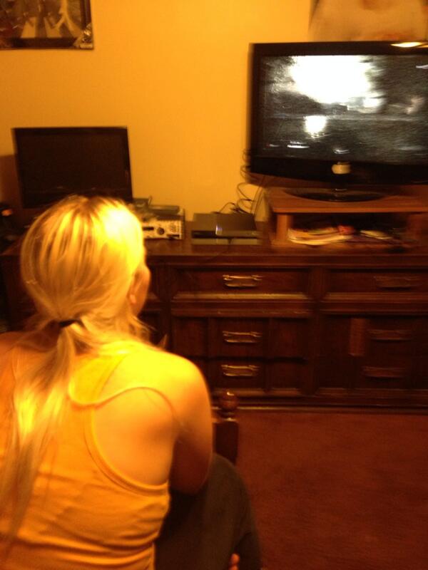 Chriswerkmeiste's tweet photo. The wife stealing my glory #PlayTheFutureFirst http://t.co/rkJXCJG0EQ